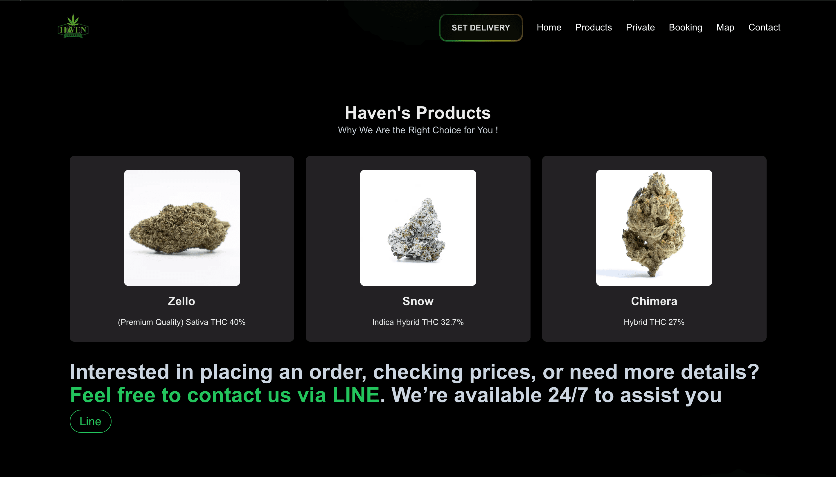 HavenCannabis screenshot 2
