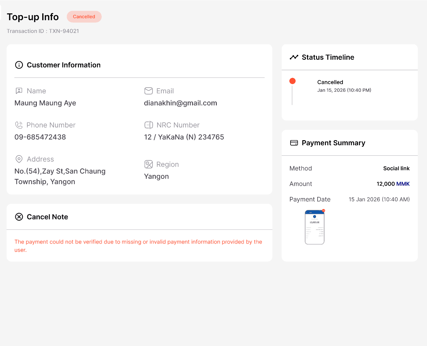 Nutricoach Myanmar — Wellness & Healthcare Web App screenshot 3